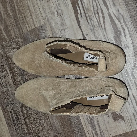 Women's Steve Madden Leather ankle boots size 7 - Picture 3 of 3